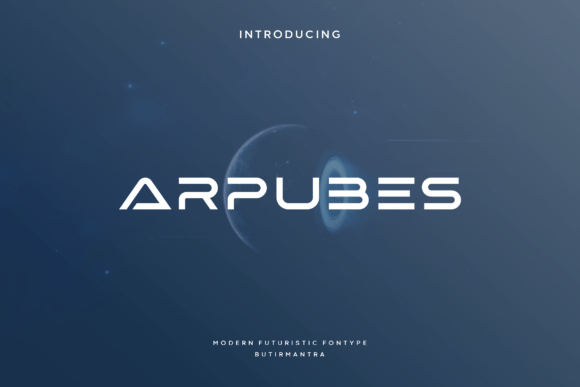 Arpubes: A Modern Display Font for Elegant Digital Branding