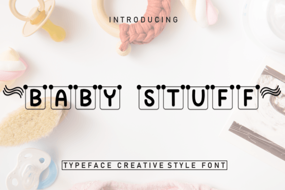 Baby Stuff Font: A Sweet Handwritten Display Typeface