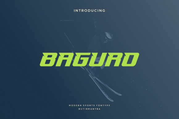 Baguro: A Sports Display Font That Builds Brand Trust