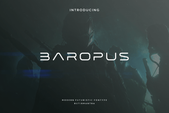 Baropus: A Modern Display Font for Elegant Headlines and Branding