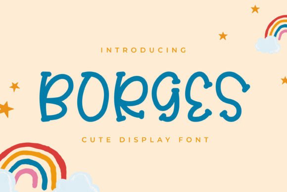Borges Font: Playful Display Fonts for Kids’ Campaigns