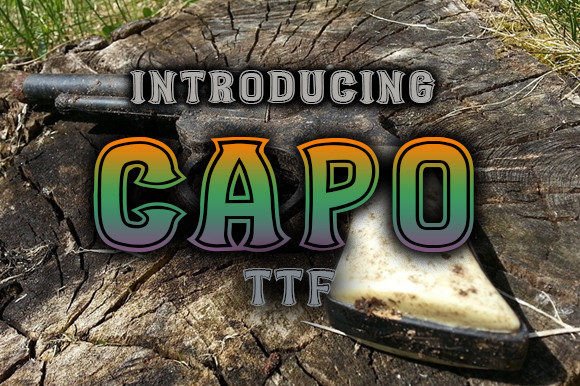 Capo Font: Flashy Decorative Display Fonts for Handmade Creators