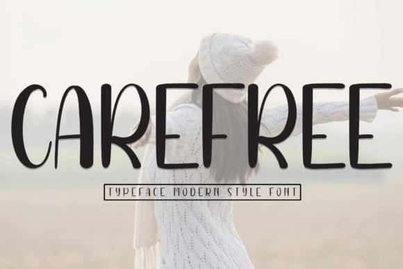 Carefree Font: A Sweet Handwritten Display Typeface