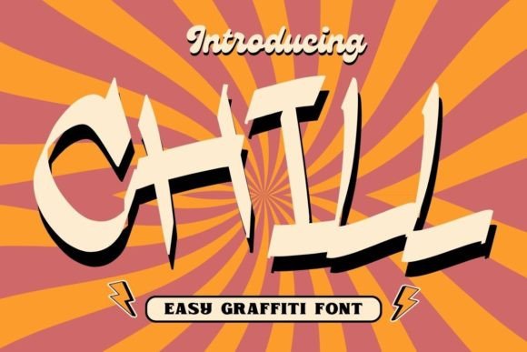 Chill Graffiti Display Font for Makers