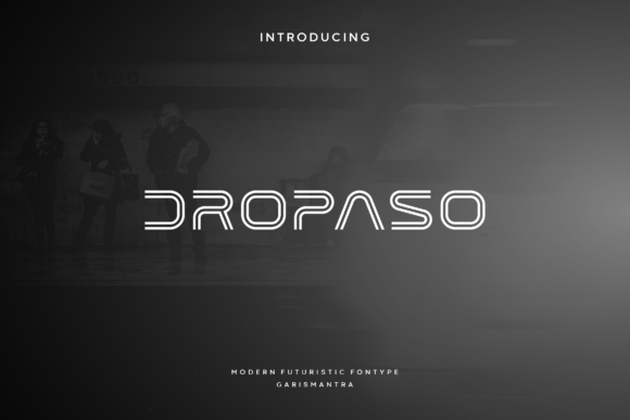 Dropaso: A Modern Display Font for Editorial Design