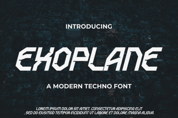 Exoplane: A Bold Display Font for Modern Web Design