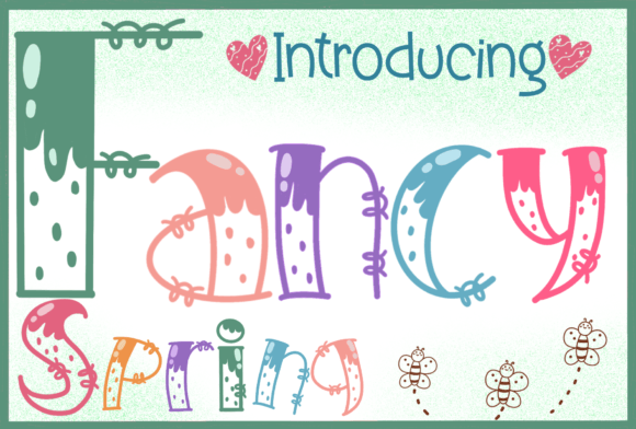 Fancy Spring Display Font for Whimsical Branding
