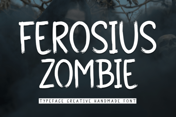 Ferosius Zombies Font for Playful, Professional Craft Projects