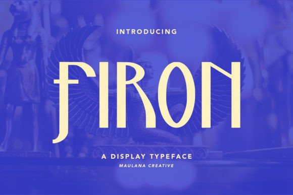 Firon: A Modern Display Font for Bold Brand Identity
