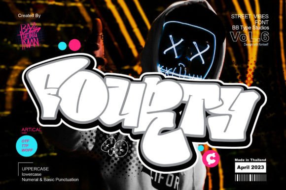 Fourty Cent: A Graffiti-Styled Display Font for Editorial Edge