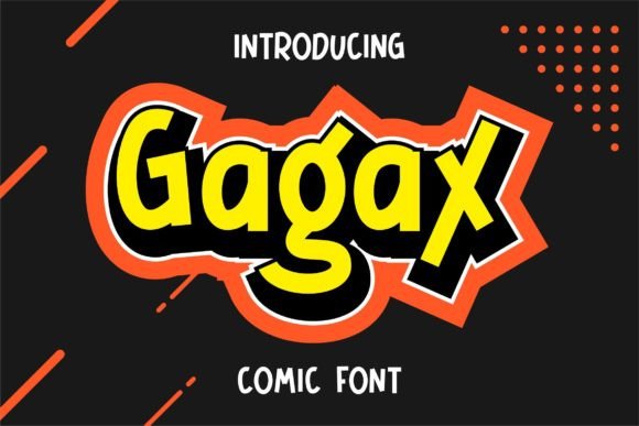 Gagax: A Playful Display Font for Bold Design Projects