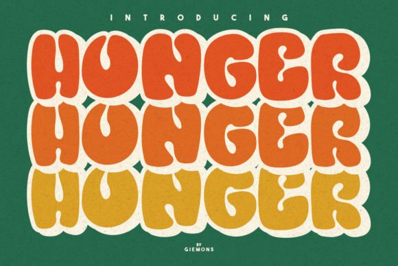 Honger Display Font for Bold Digital Headlines