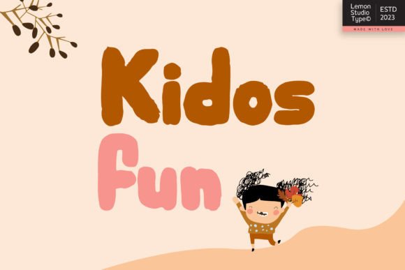 Kidosfun Font for Kid-Friendly Branding Projects