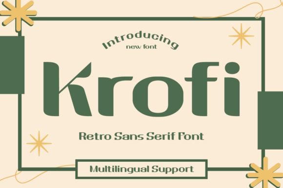 Krofi Display Font for Bold Mid-Century Campaigns
