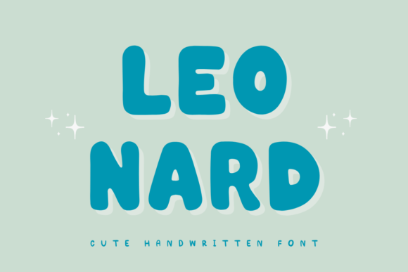 Leonard Handwritten Display Font for Makers