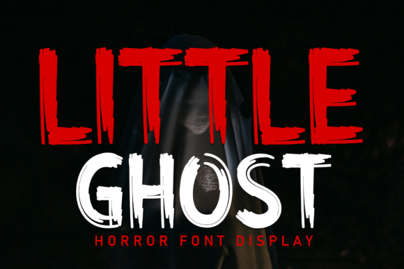 Little Ghost Display Font for Spooky Digital Branding