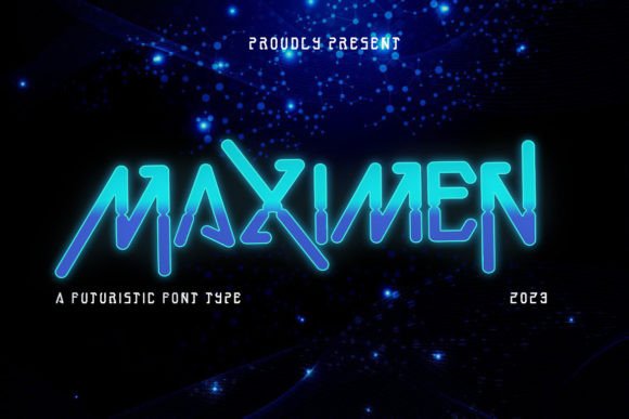 Maximen: A Futuristic Display Font for Modern Editorial Design