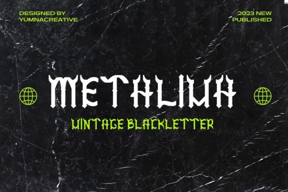 Metaliva Display Font for Handmade Creatives