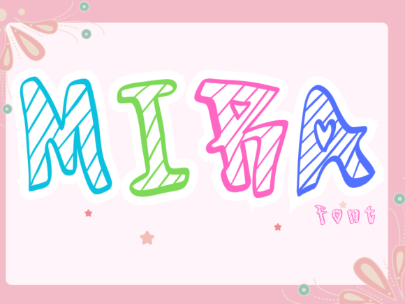 Mira: A Fun and Quirky Display Font for Crafty Editorial Projects