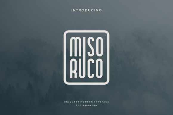 Misoruco: A Distinctive Display Font for Bold Design Projects