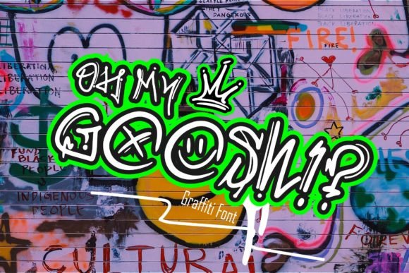 Oh My Goosh Display Font for Bold Digital Branding