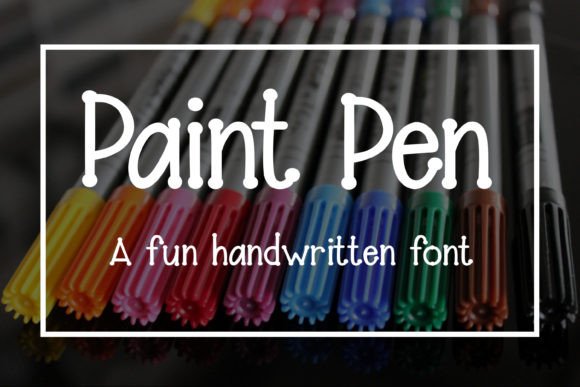 Paint Pen: A Friendly Handwritten Font for Standout Web Design