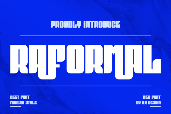 Raformal Display Font for Bold Branding Projects