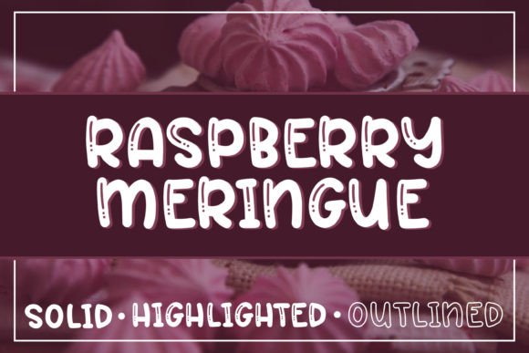 Raspberry Meringue Display Font for Scroll-Stopping Visuals