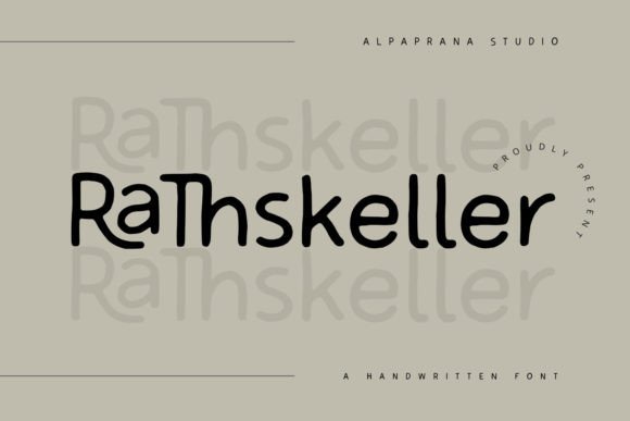 Rathskeller: A Natural Modern Display Font for Real Branding Work