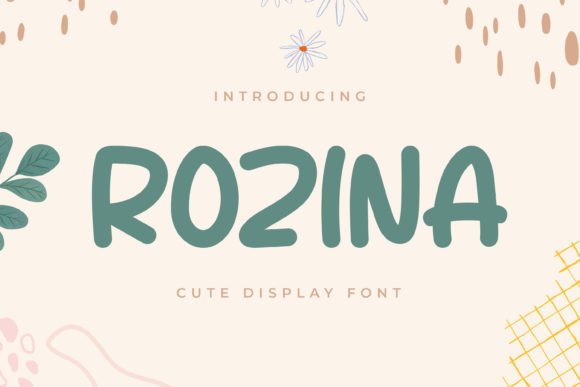 Rozina Display Font for Playful Branding