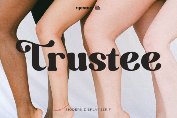 Trustee: A Modern Display Font for Nostalgic Brand Moments