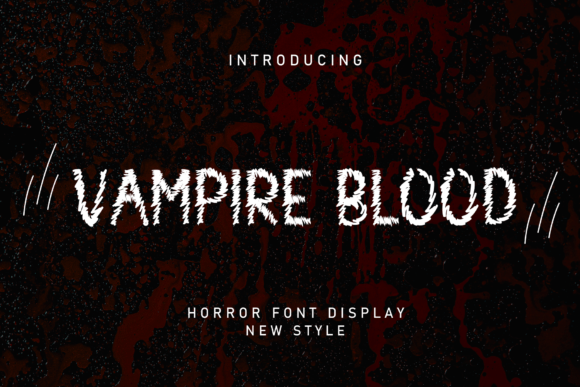 Vampire Blood Font for Horror-Themed Branding