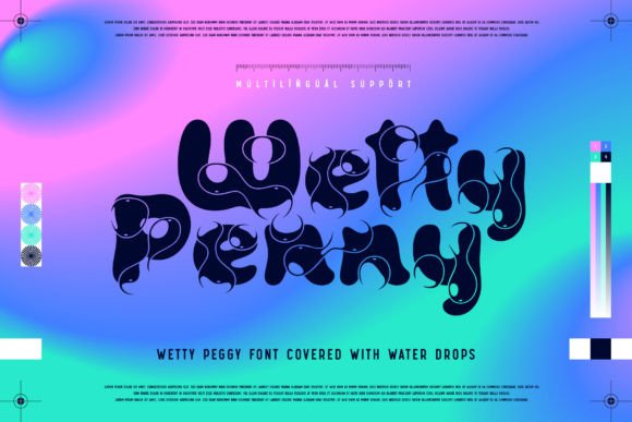 Wetty Penny: A Fun and Quirky Display Font for Editorial Charm