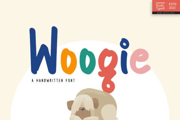 Woogie: A Handwritten Display Font for Sweet, Natural Branding