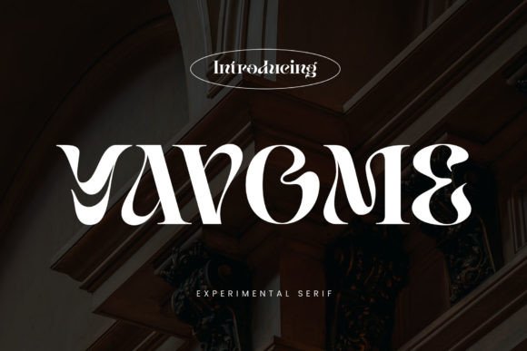 Yavome: A Quirky Serif Display Font for Distinctive Branding