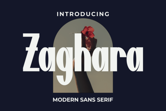 Zaghara: A Bold and Authentic Display Font for Editorial Identity